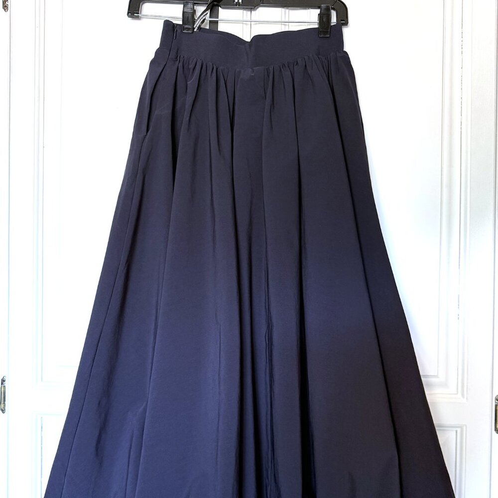 EXTRO&VERT LILY A-LINE BUBBLE MIDI SKIRT - Picture 10 of 10